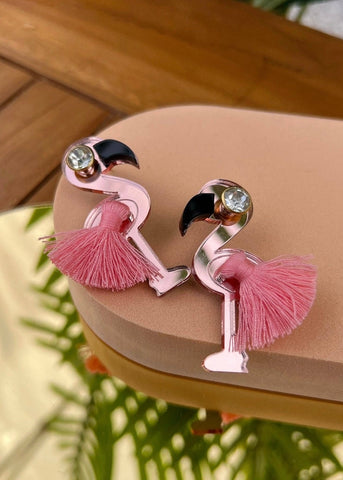 Flamingo Stud Earrings