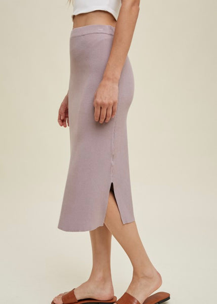 Looking For You Beige Midi Skirt