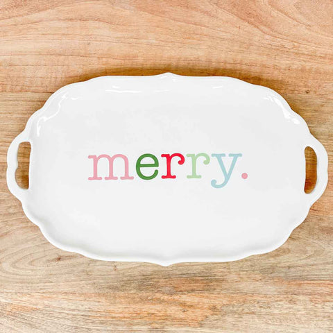 Merry Platter-White/Multi