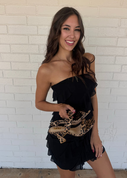 Fedora Leopard Print Heels