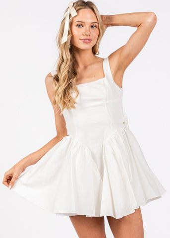 Believe In Me Always White Mini Dress