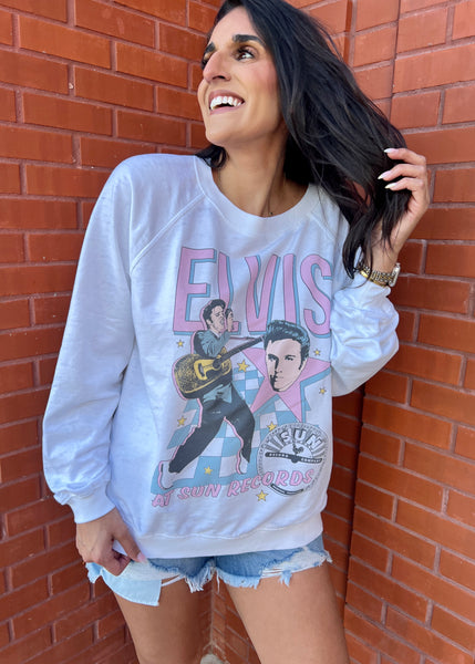 Recycled Karma Elvis Presley Live In Memphis Sweatshirt