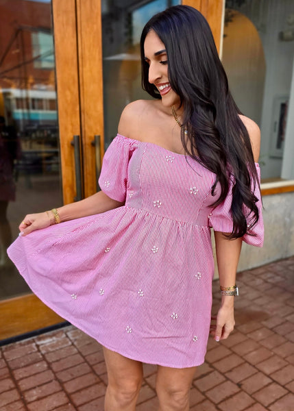 Ain't She Sweet Red Mini Dress