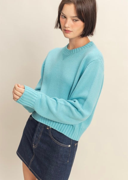 Quick Update Sky Blue Sweater