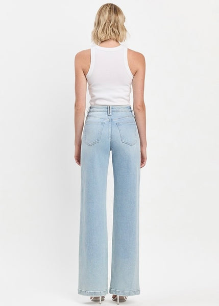 Forever Optimistic High Rise Wide Leg Jeans