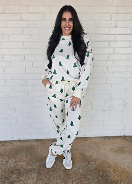 Christmas Tree 2 Pc Jogger Lounge Set