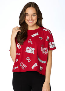 The OU Sequin Spirit Tee