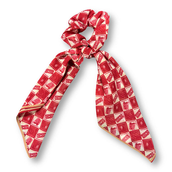 Oklahoma Sooners Brynn Harlequin Scarf Scrunchy