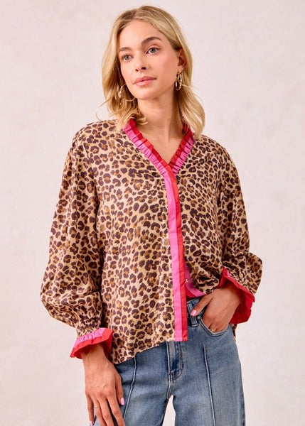 Perfection Plenty Leopard Print Top
