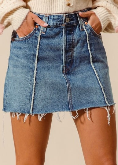 Weekend Wonder Denim Mini Skirt