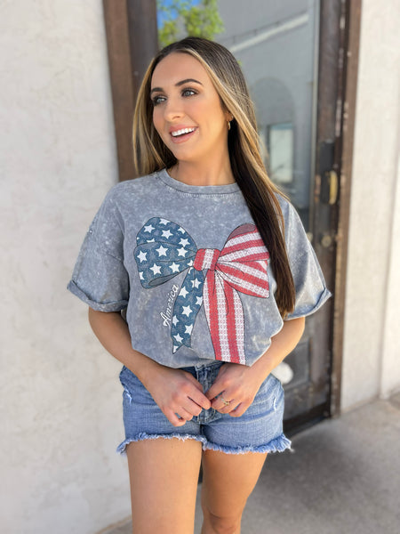 Stars, Stripes and Bows Graphic Tee