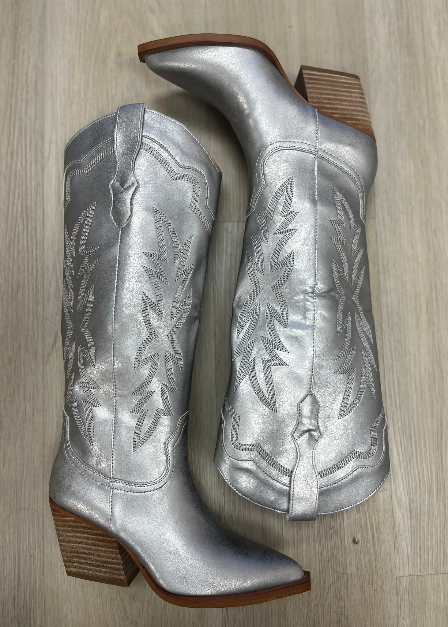 Adriana Silver Indigo Cowgirl Boots