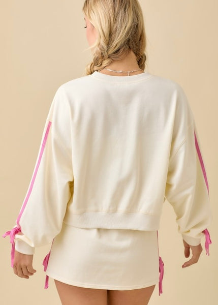 Hello Cuteness Cream & Pink 2 Pc Set