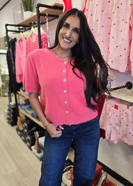 Something Sweet Pink Sweater Top