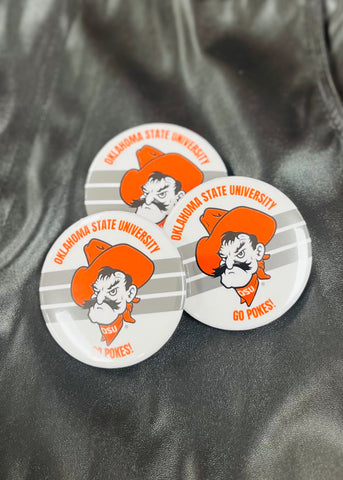 OSU Gameday Button: OSU Pistol Pete