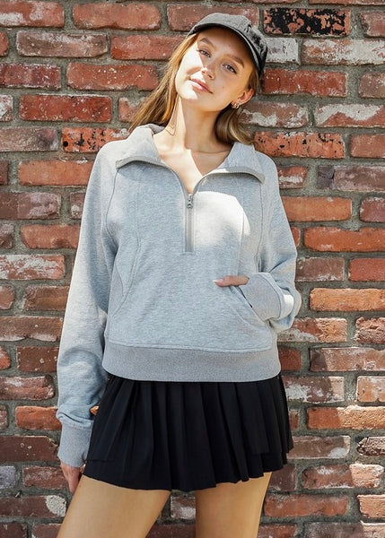 Cheering Section Black Pleated Mini Skort