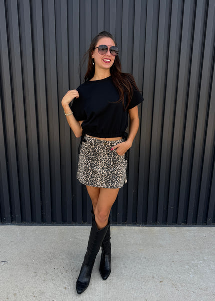 Matisse Kirby Black Croc Boot
