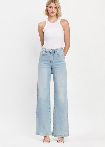 Forever Optimistic High Rise Wide Leg Jeans