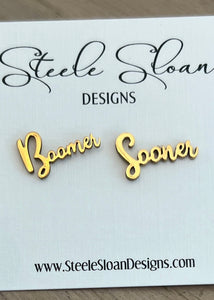 Boomer Sooner Gameday Earrings
