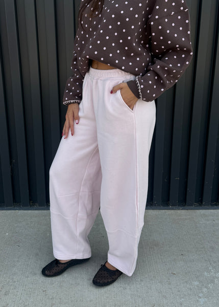 Calling All Comfort Pink Barrel Pants