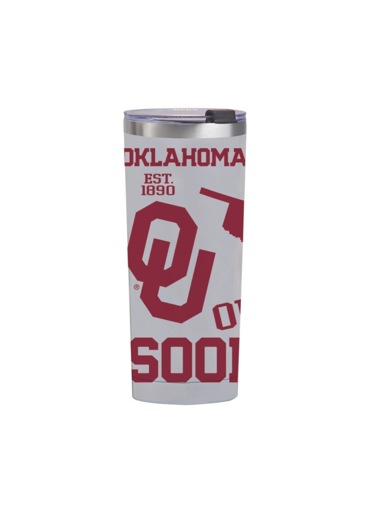 24oz Oklahoma Sooners Medley Stainless Steel Tumbler