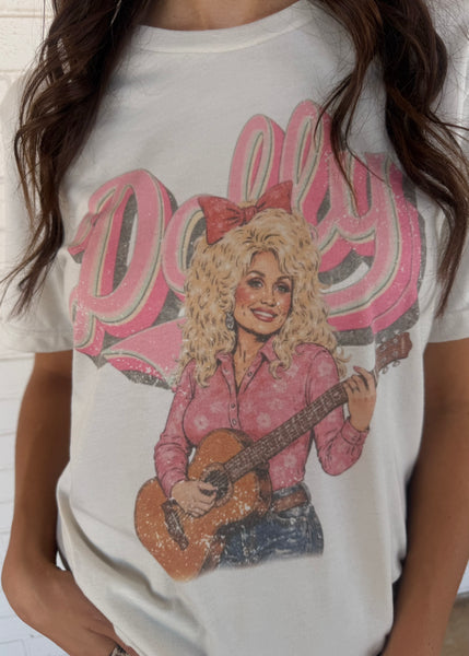 Pink "Dolly" Country Graphic Tee