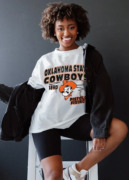 Oklahoma State Cowboys "In The Lead" Oversized Tee