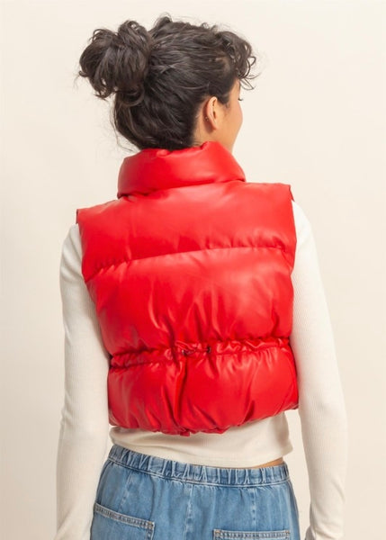 Connected Success Red Puffer Vest