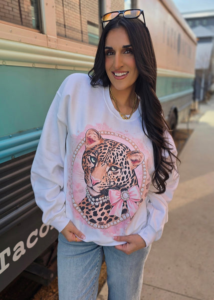 Leopards & Bows Sweatshirt