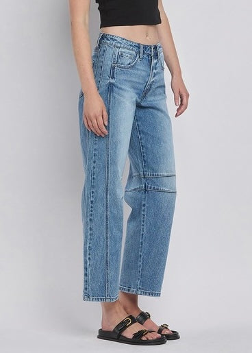 Tingle High Rise Barrel Jeans