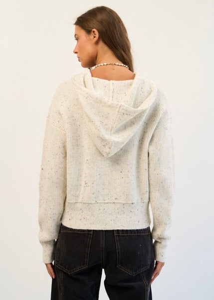 Learning About You Cream Hooded Cardigan