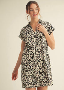 On The Wild Side Leopard Print Dress