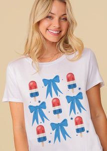 American Bows and Lollipops Graphic Tee