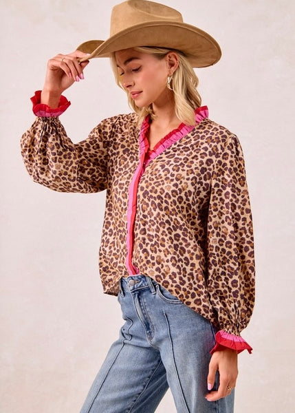 Perfection Plenty Leopard Print Top