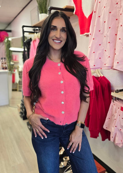 Something Sweet Pink Sweater Top