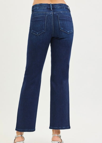Rainey Mid Rise Ankle Straight Jean