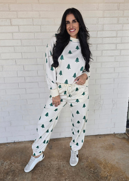 Christmas Tree 2 Pc Jogger Lounge Set