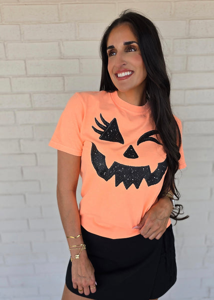 Jack O Lantern Face Orange Tee