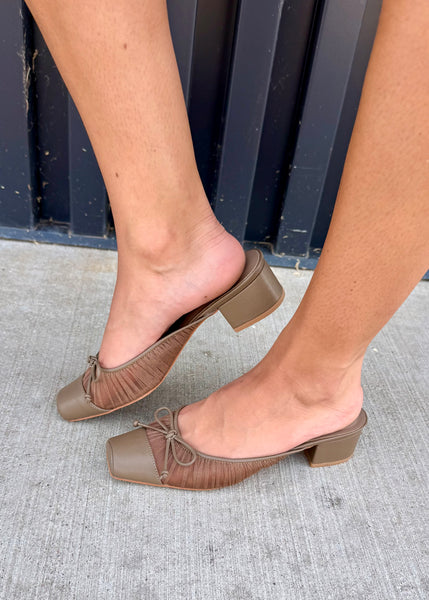 Matisse Geneva Mocha Tulle Mule