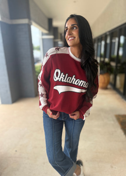Oklahoma Stars Crimson Long Sleeve Thermal