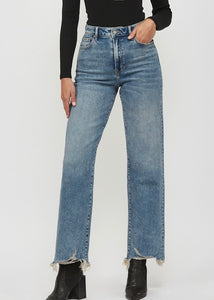 Ella High Rise Straight Leg Denim