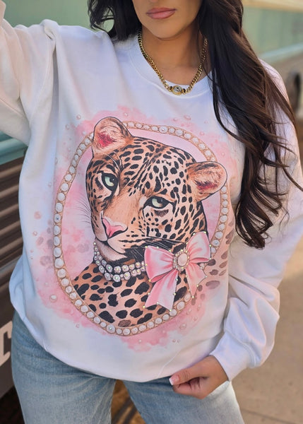 Leopards & Bows Sweatshirt
