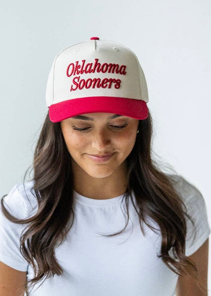 Oklahoma Sooners 3D Canvas Trucker Hat