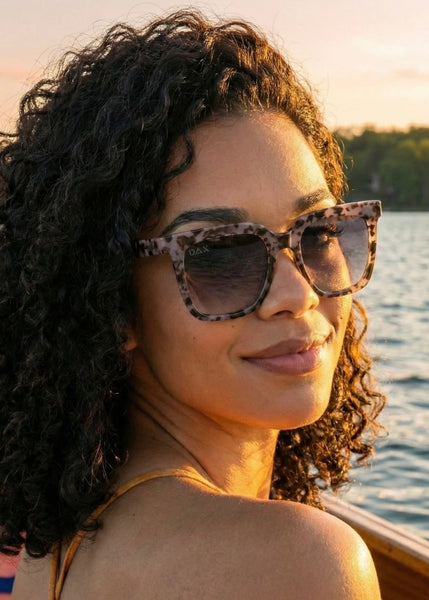 Dani Grey Cheetah Sunnies
