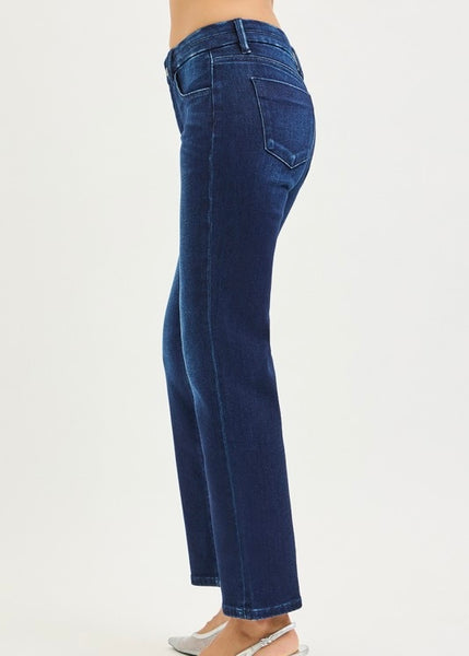 Rainey Mid Rise Ankle Straight Jean