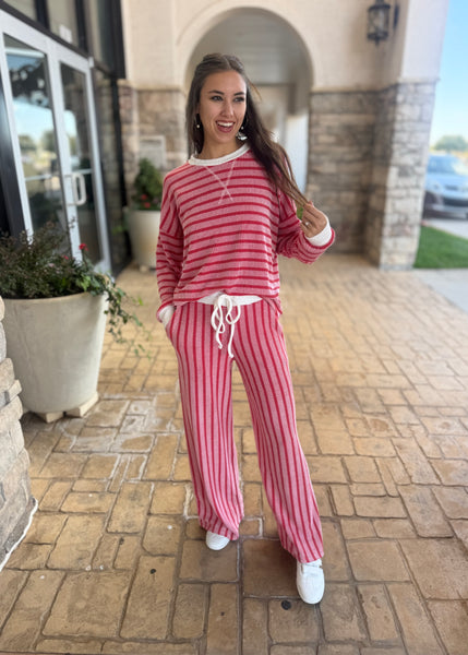 New Resolutions Red 2 Pc Pant Set