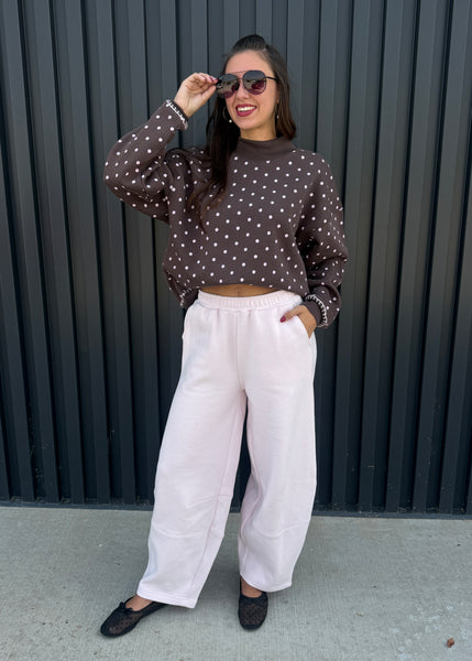 Calling All Comfort Pink Barrel Pants