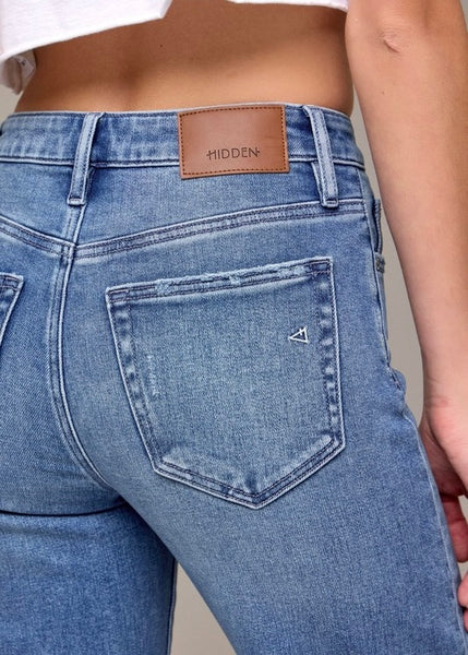 Stephanie High Rise Straight Denim