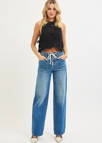 Amelia High Rise Wide Leg Baggy Denim