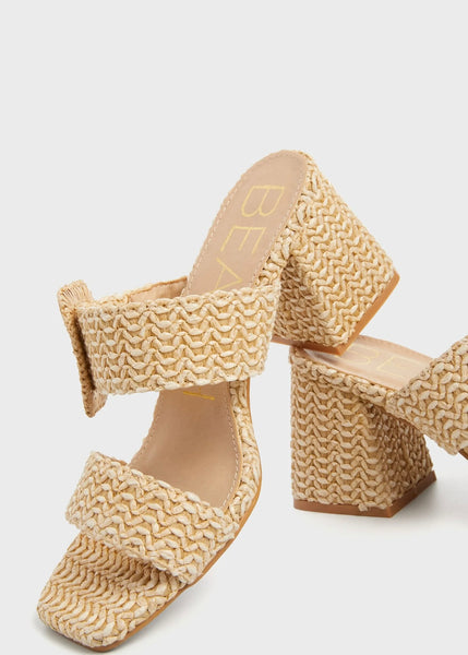 Beach by Matisse Lucy Natural Heels With Buckle